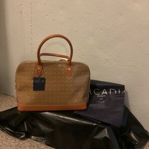 Arcadia Patent Dome Satchel